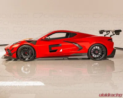 C7 Carbon Legacy Edition Front Splitter Stage-3 Unpainted Composite Chevrolet Corvette C8 Stingray | Z51 2020-2024 - C8-1D-3