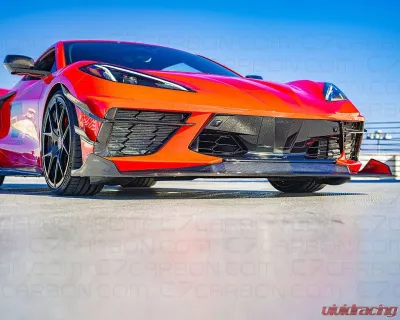 C7 Carbon Legacy Edition Front Splitter Stage-3 Unpainted Composite Chevrolet Corvette C8 Stingray | Z51 2020-2024 - C8-1D-3
