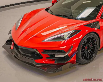 C7 Carbon Legacy Edition Front Splitter Stage-3 Painted Carbon Flash Chevrolet Corvette C8 Stingray | Z51 2020-2024 - C8-1D-4