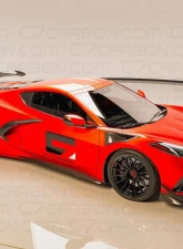 C7 Carbon Z06 Style Front Splitter for Corvette Stingray 1 Piece Design Unpainted Composite Chevrolet Corvette C8 Stingray | Z51 2020-2024                                     - C8-1E-3 - Image 2