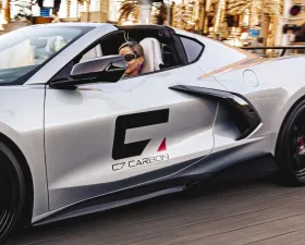 C7 Carbon 5VM Style Side Skirt Set Unpainted Composite Chevrolet Corvette C8 Stingray | Z51 2020-2024