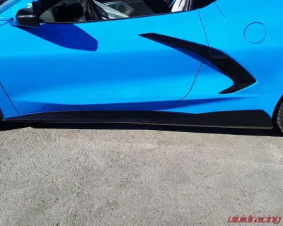 C7 Carbon 5VM Style Side Skirt Set Unpainted Composite Chevrolet Corvette C8 Stingray | Z51 2020-2024 - C8-2A-3