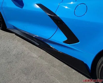 C7 Carbon 5VM Style Side Skirt Set Unpainted Composite Chevrolet Corvette C8 Stingray | Z51 2020-2024 - C8-2A-3