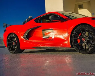 C7 Carbon Z06 Side Skirt Set Painted Carbon Flash Chevrolet Corvette C8 Stingray | Z51 2020-2024 - C8-2B-4