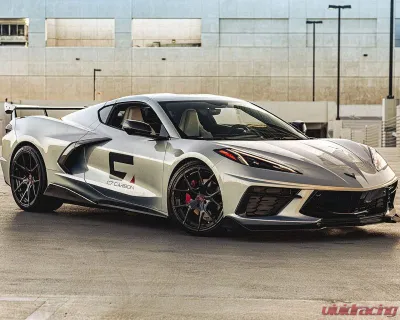 C7 Carbon High Wing OEM Style Unpainted Composite Chevrolet Corvette C8 Stingray | Z51 2020-2024 - C8-3A-3