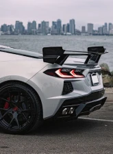C7 Carbon Race Edition Rear Wing Unpainted Composite Chevrolet Corvette C8 Stingray | Z51 2020-2024                                     - C8-3B-3 - Image 9