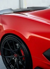 C7 Carbon Ducktail Spoiler Unpainted Composite Chevrolet C8 Corvette Stingray 2020-2024                                     - C8-3C-3 - Image 5