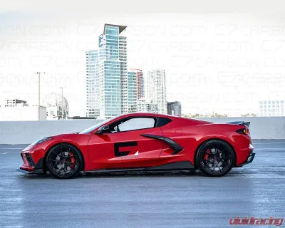 C7 Carbon Ducktail Spoiler Unpainted Composite Chevrolet C8 Corvette Stingray 2020-2024 - C8-3C-3