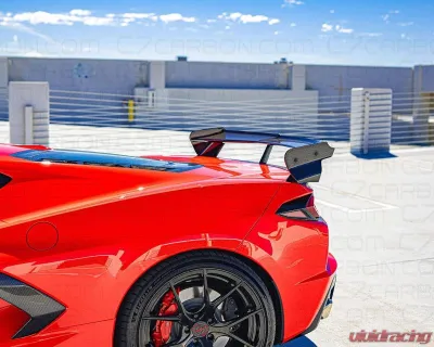 C7 Carbon Performance High Wing Unpainted Composite Chevrolet C8 Corvette Stingray 2020-2024 - C8-3E-3