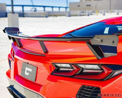 C7 Carbon Performance High Wing Painted Carbon Flash Chevrolet C8 Corvette Stingray 2020-2024 - C8-3E-4