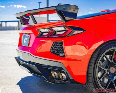 C7 Carbon Performance High Wing Painted Carbon Flash Chevrolet C8 Corvette Stingray 2020-2024 - C8-3E-4