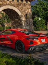 C7 Carbon Z06 Style Chassis Mounted Rear Wing With Duckbill Carbon Fiber Chevrolet Corvette C8 Stingray | Z51 2020-2024                                     - C8-3F-1 - Image 2