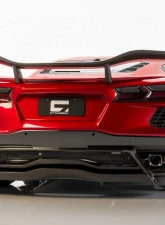 C7 Carbon Z06 Style Chassis Mounted Rear Wing Without Duckbill Composite Unpainted Chevrolet Corvette C8 Stingray | Z51 2020-2024                                     - C8-3F2-3 - Image 3