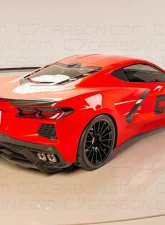 C7 Carbon Low Profile Rear Spoiler Carbon Fiber Chevrolet C8 Corvette Stingray 2020-2024                                     - C8-3G-1 - Image 2