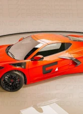 C7 Carbon Low Profile Rear Spoiler Composite Unpainted Chevrolet C8 Corvette Stingray 2020-2024                                     - C8-3G-3 - Image 6