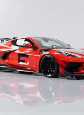 C7 Carbon Victory Chassis Mounted Spoiler Carbon Fiber Chevrolet C8 Corvette Stingray 2020-2024                                     - C8-3H-1 - Image 2