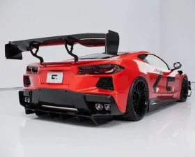 C7 Carbon Victory Chassis Mounted Spoiler Painted Carbon Flash Chevrolet C8 Corvette Stingray 2020-2024