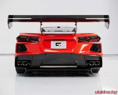 C7 Carbon Daytona Chassis Mounted Spoiler Carbon Fiber Chevrolet C8 Corvette Stingray 2020-2024 - C8-3I-1