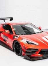 C7 Carbon Daytona Chassis Mounted Spoiler Carbon Fiber Chevrolet C8 Corvette Stingray 2020-2024                                     - C8-3I-1 - Image 2