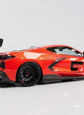 C7 Carbon Daytona Chassis Mounted Spoiler Carbon Fiber Chevrolet C8 Corvette Stingray 2020-2024                                     - C8-3I-1 - Image 3