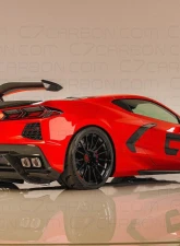 C7 Carbon Race Edition Rear Diffuser Painted Carbon Flash Chevrolet Corvette C8 Stingray 2020-2024                                     - C8-4A-4 - Image 2