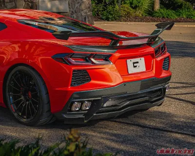 C7 Carbon Race Edition Rear Diffuser Painted Carbon Flash Chevrolet Corvette C8 Stingray 2020-2024 - C8-4A-4