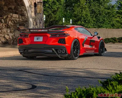 C7 Carbon Race Edition Rear Diffuser Painted Carbon Flash Chevrolet Corvette C8 Stingray 2020-2024 - C8-4A-4