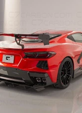C7 Carbon Legacy Edition Diffuser Stage 3 Carbon Fiber Chevrolet Corvette C8 Stingray | Z51 2020-2024                                     - C8-4D-1 - Image 3