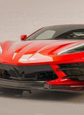 C7 Carbon Stingray Legacy Front Canards Painted Carbon Flash Chevrolet Corvette C8 Stingray | Z51 2020-2024                                     - C8-5D-4 - Image 6