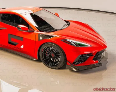 C7 Carbon Z06 Style Canards Carbon Fiber Chevrolet Corvette C8 Stingray | Z51 2020-2024 - C8-5H-1