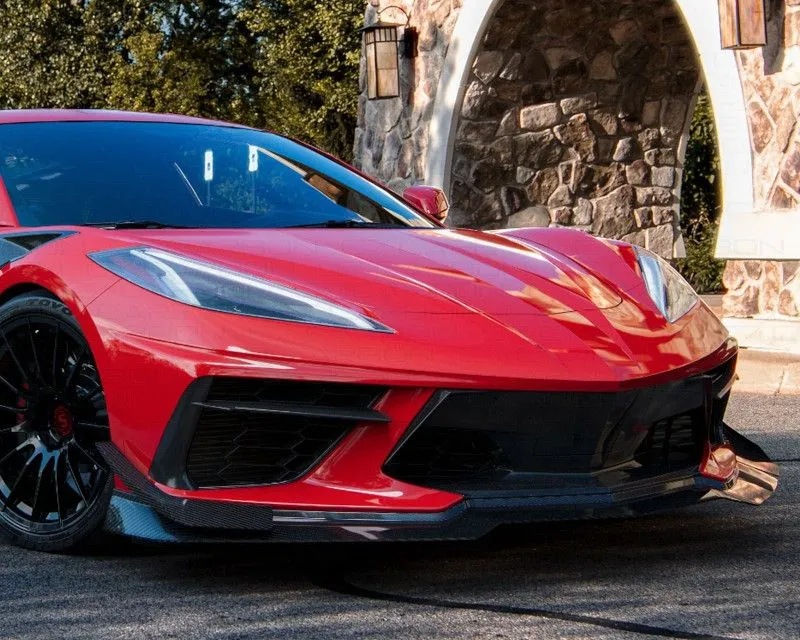 C7 Carbon Z06 Style Canards Painted Carbon Flash Chevrolet Corvette C8 Stingray | Z51 2020-2024 - C8-5H-4