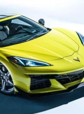 C7 Carbon Z07 3 Piece Front Splitter For Z06 Painted Carbon Flash Chevrolet Corvette C8 Z06 2023                                     - C8Z-1A-4 - Image 2