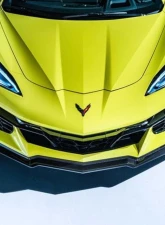 C7 Carbon Z07 3 Piece Front Splitter For Z06 Painted Carbon Flash Chevrolet Corvette C8 Z06 2023                                     - C8Z-1A-4 - Image 2