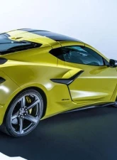 C7 Carbon Z06 Side Skirts For Z06 Painted Carbon Flash Chevrolet Corvette C8 Z06 2023                                     - C8Z-2B-4 - Image 2