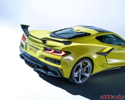 C7 Carbon Z07 High Wing For Z06 Carbon Fiber w/ Chassis-Mount Bracket System Chevrolet Corvette C8 Z06 2023 - C8Z-3F2-1-H
