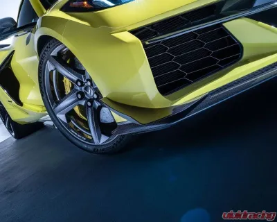 C7 Carbon Z07 Canards For Z06 Painted Carbon Flash Chevrolet Corvette C8 Z06 2023 - C8Z-5H-4
