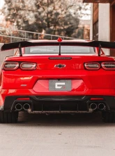 C7 Carbon Rear Diffuser Sport Edition Carbon Fiber Chevrolet Camaro SS 2016+                                     - G6-4A-1 - Image 4