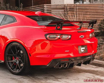 C7 Carbon Rear Diffuser Sport Edition Unpainted Composite Chevrolet Camaro SS 2016+ - G6-4A-3