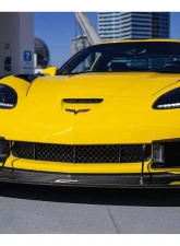 C7 Carbon Fiber Front Bumper Canards Chevrolet Corvette Z06 | GS | ZR1 2005-2013                                     - C6Z-5C-1 - Image 2