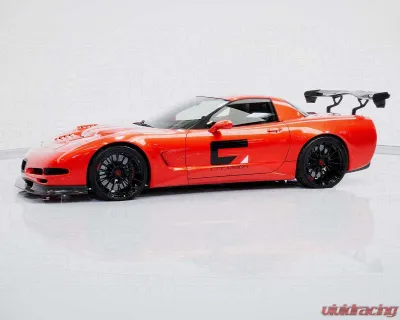 C7 Carbon Rear Spoiler Carbon Fiber + Mounting Hardware kit Chevrolet Corvette C5 Legacy Chassis Mounted 1997-2004 - C5-3D-1-H