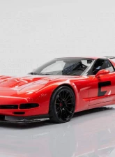 C7 Carbon Rear Spoiler Carbon Fiber + Mounting Hardware kit Chevrolet Corvette C5 Legacy Chassis Mounted 1997-2004                                     - C5-3D-1-H - Image 2