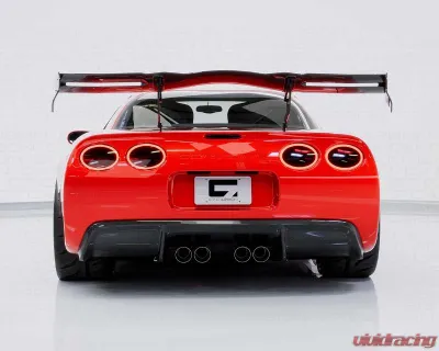 C7 Carbon Rear Spoiler Carbon Fiber + Mounting Hardware kit Chevrolet Corvette C5 Legacy Chassis Mounted 1997-2004 - C5-3D-1-H