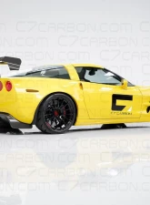 C7 Carbon Legacy Chassis Mounted Rear Spoiler Carbon Fiber + Mounting Hardware Kit Chevrolet Corvette C6 2005-2013                                     - C6Z-3D-1-H - Image 5