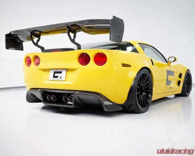 C7 Carbon Rear Spoiler Carbon Fiber + Mounting Hardware kit Chevrolet Corvette C6 Victory Chassis Mounted 2005-2013 - C6Z-3H-1-H