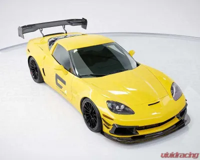 C7 Carbon Rear Spoiler Carbon Fiber + Mounting Hardware kit Chevrolet Corvette C6 Victory Chassis Mounted 2005-2013 - C6Z-3H-1-H