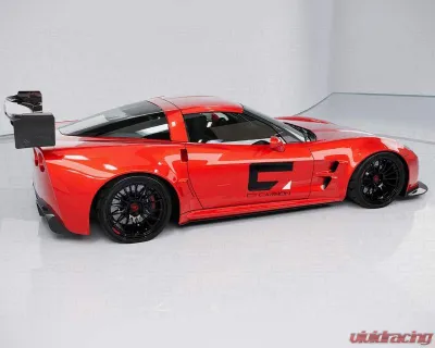 C7 Carbon Rear Spoiler Carbon Fiber + Mounting Hardware kit Chevrolet Corvette C6 Victory Chassis Mounted 2005-2013 - C6Z-3H-1-H