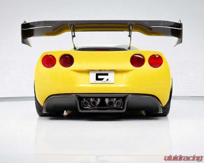 C7 Carbon Rear Spoiler Carbon Fiber + Mounting Hardware kit Chevrolet Corvette C6 Victory Chassis Mounted 2005-2013 - C6Z-3H-1-H