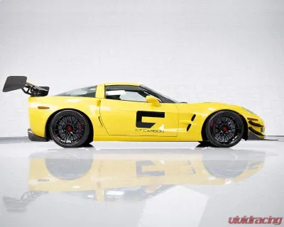 C7 Carbon Rear Spoiler Carbon Fiber + Mounting Hardware Kit Chevrolet Corvette C6 Daytona Chassis Mounted 2005-2013 - C6Z-3I-1-H