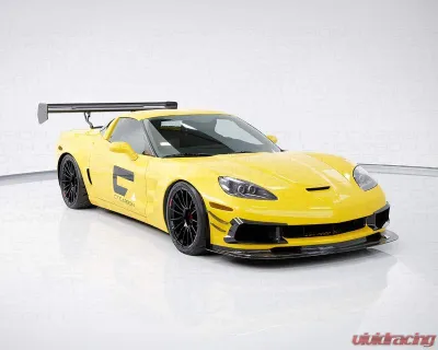 C7 Carbon Rear Spoiler Carbon Fiber + Mounting Hardware Kit Chevrolet Corvette C6 Daytona Chassis Mounted 2005-2013 - C6Z-3I-1-H