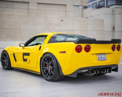C7 Carbon Stage2 Style Rear Spoiler Unpainted Composite Chevrolet Corvette C7 Z06 2014-2020 - C6Z-C7Z06-RS-FRP